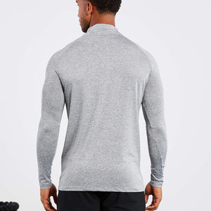 Hybrid Everyday ¼ Zip / Grey Marl Pursue Fitness 2