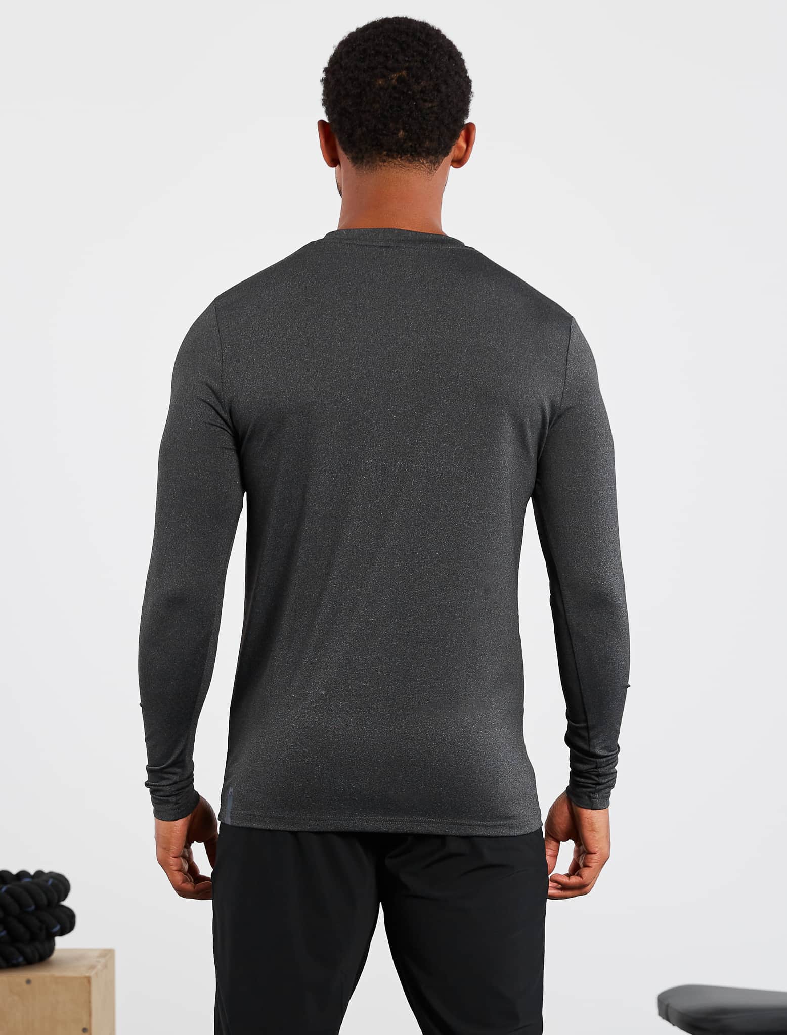 Hybrid Everyday Long Sleeve / Black Marl Pursue Fitness 2