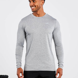 Hybrid Everyday Long Sleeve / Grey Marl Pursue Fitness 1