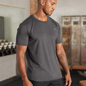 Hybrid Everyday T-Shirt / Black Marl Pursue Fitness 1