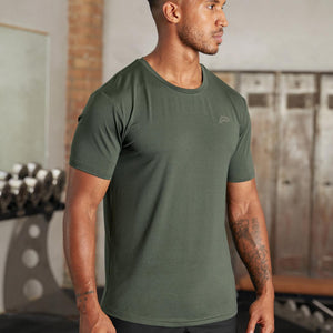 Hybrid Everyday T-Shirt / Olive Marl Pursue Fitness 1