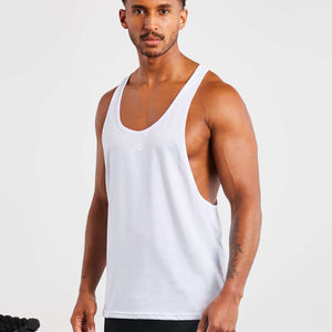 Icon Stringer Vest / White Pursue Fitness 1