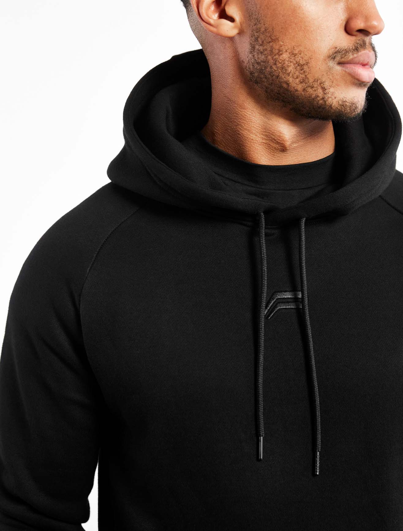 Icon Tapered Hoodie / Black Pursue Fitness 3