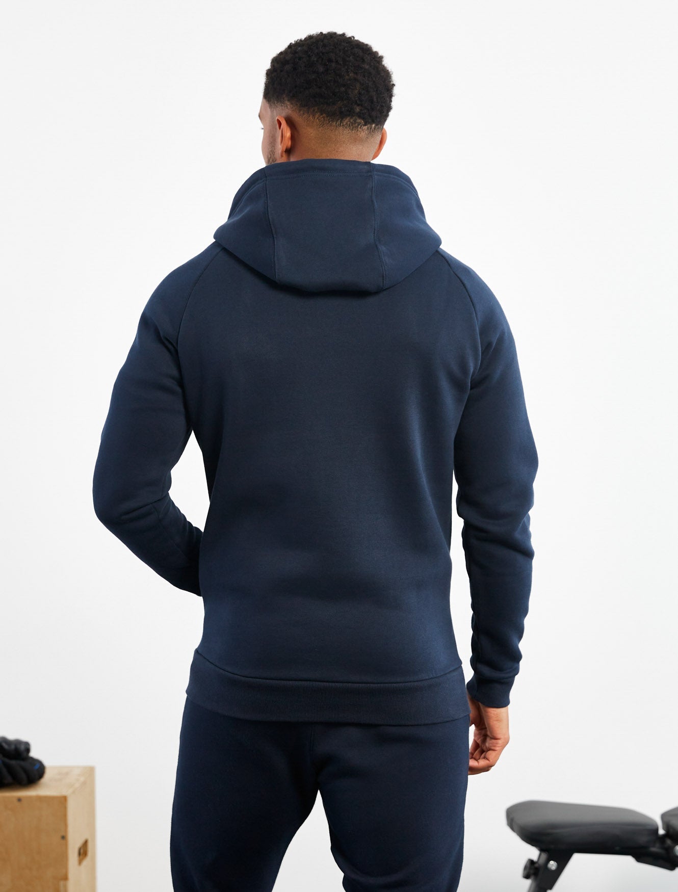 Icon Tapered Hoodie / Dark Navy Pursue Fitness 2