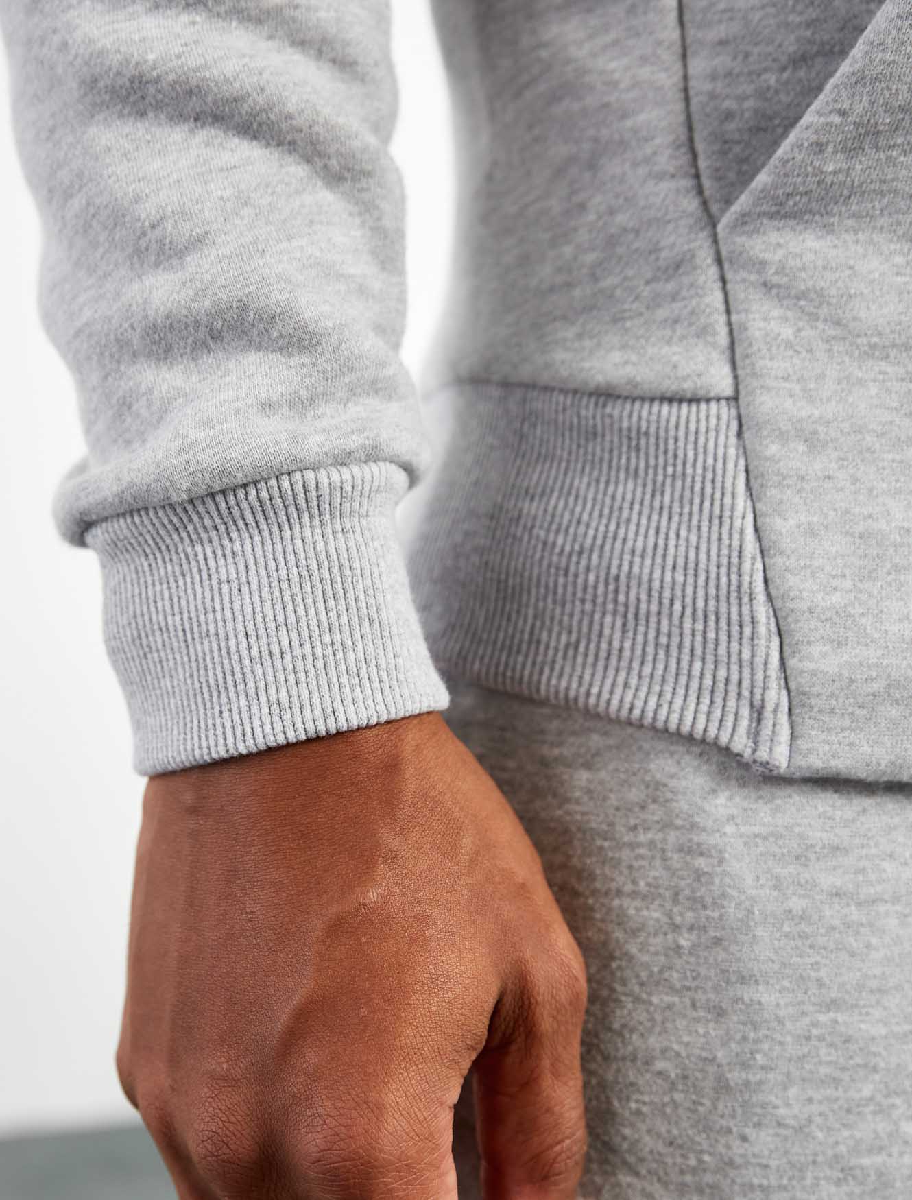 Icon Tapered Hoodie / Heather Grey Pursue Fitness 6