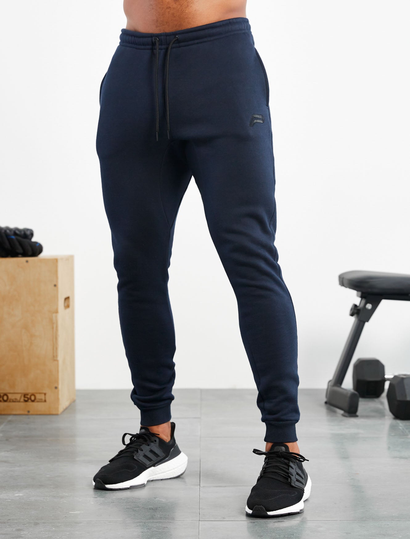 Icon Tapered Joggers / Dark Navy Pursue Fitness 1