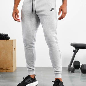 Icon Tapered Joggers / Heather Grey Pursue Fitness 1
