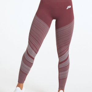 Impulse Seamless Leggings / Claret Pursue Fitness 1