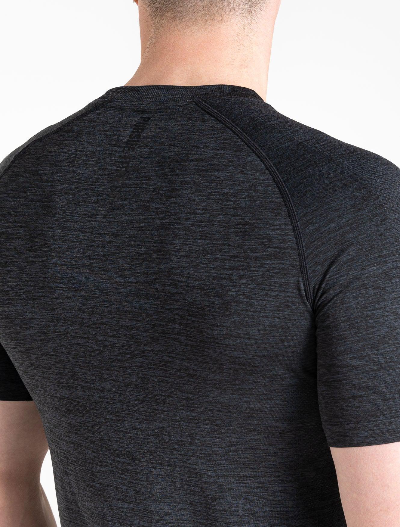 Intensity Seamless T-shirt / Black Marl Pursue Fitness 4