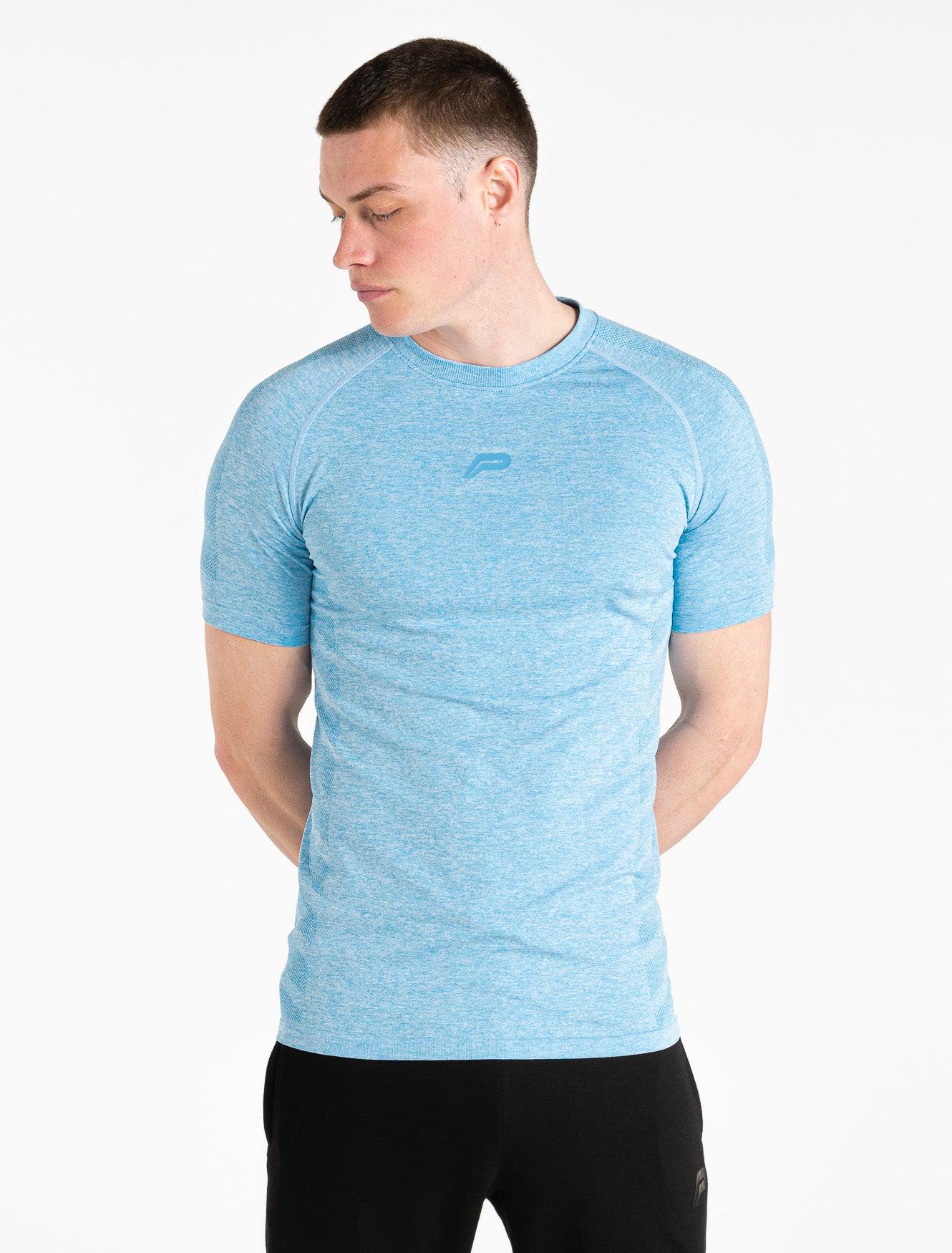 Intensity Seamless T-shirt / Blue Marl Pursue Fitness 1