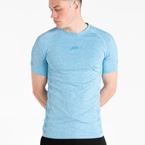 Intensity Seamless T-shirt / Blue Marl Pursue Fitness 1
