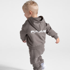 Kids Hoodie / Mushroom Grey Pursue Fitness 2