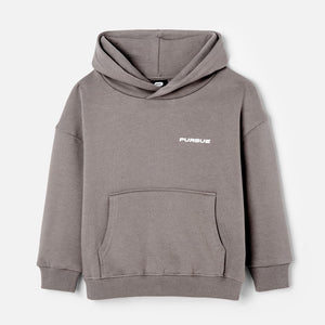 Kids Hoodie / Mushroom Grey Pursue Fitness 1