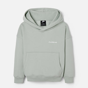 Kids Hoodie / Sage Green Pursue Fitness 1