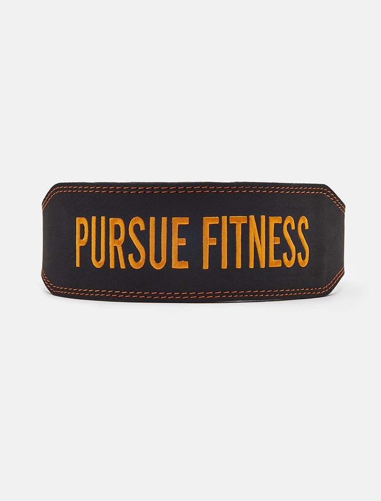 Lifting Belt / Black.Orange Pursue Fitness 1