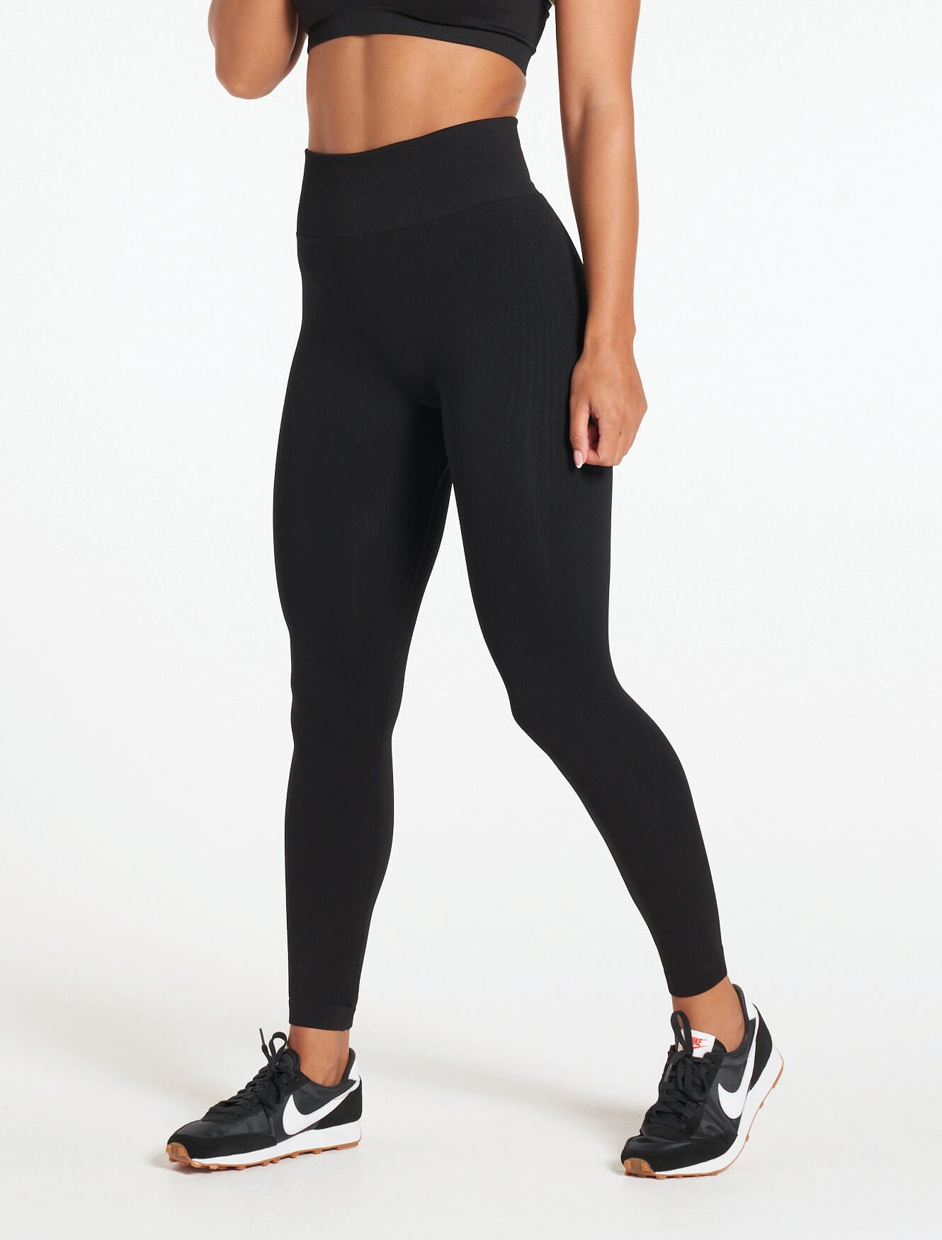 Lounge Seamless High Waisted Leggings | Black | Pursue Fitness