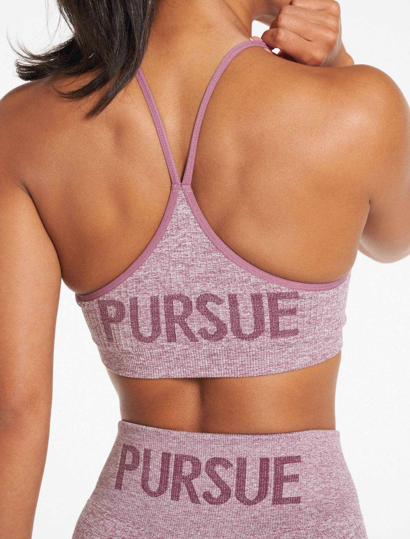 Lounge Seamless Sports Bra / Lavender Marl Pursue Fitness 2