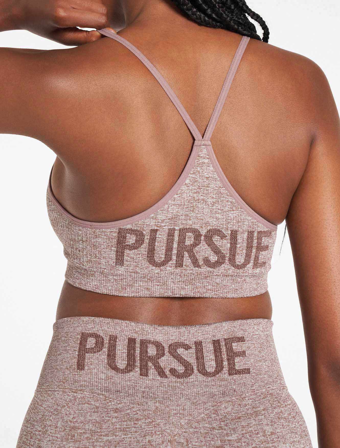 Lounge Seamless Sports Bra / Mocha Pursue Fitness 1