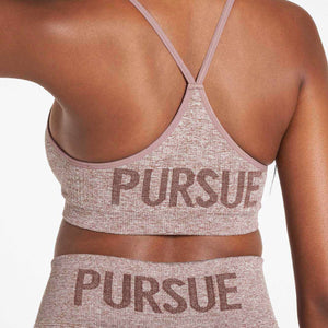 Lounge Seamless Sports Bra / Mocha Pursue Fitness 1
