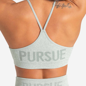 Lounge Seamless Sports Bra / Sage Green Pursue Fitness 1