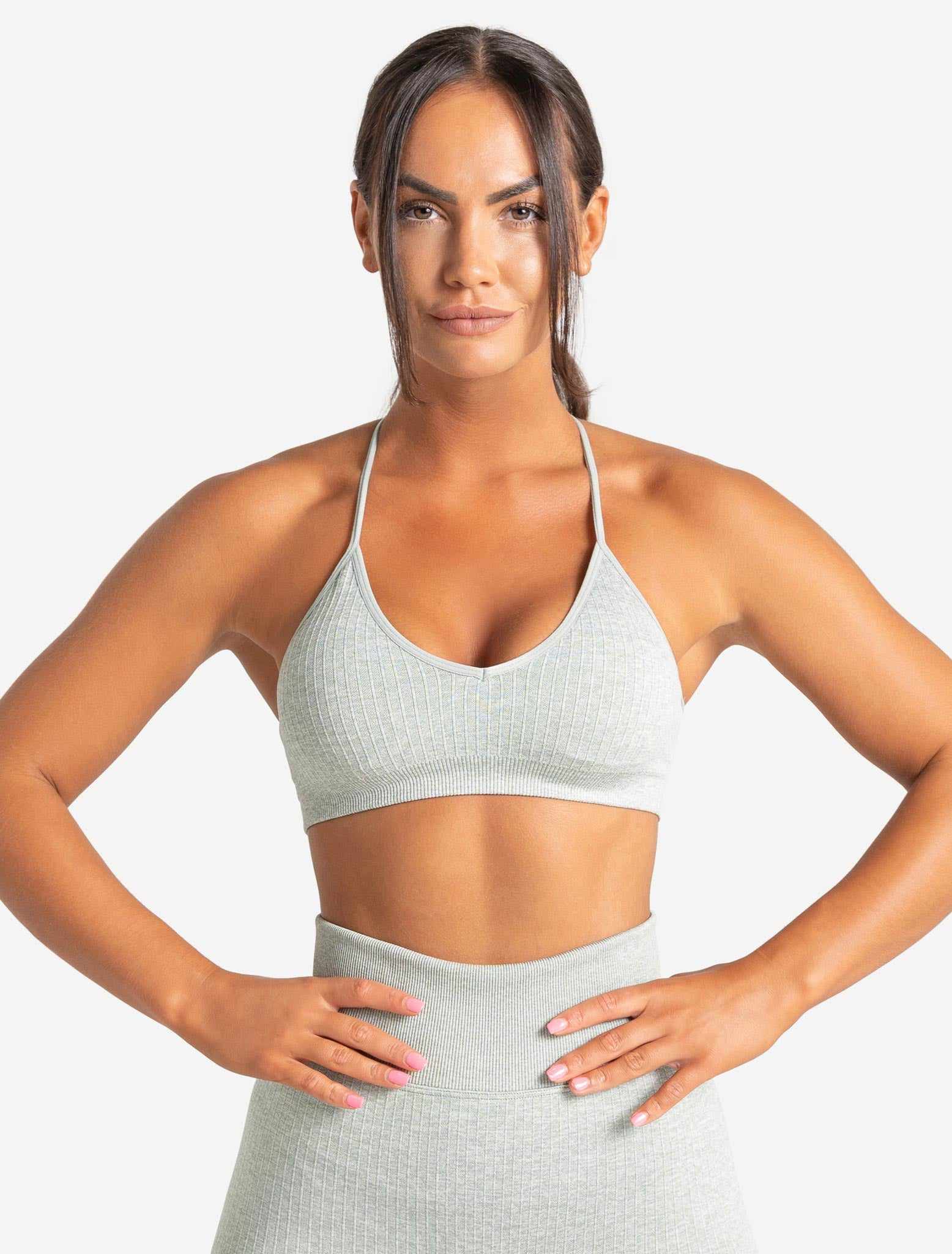 Lounge Seamless Sports Bra, Sage Green