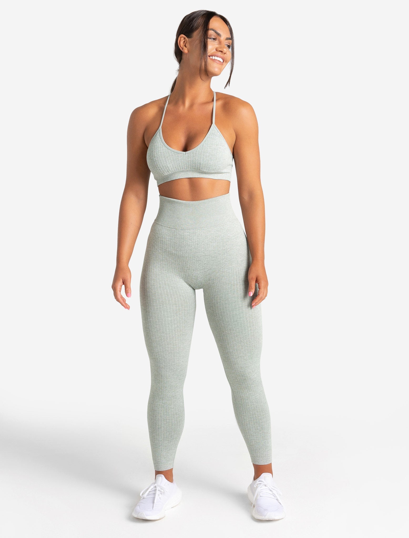 Lounge Seamless Sports Bra, Sage Green