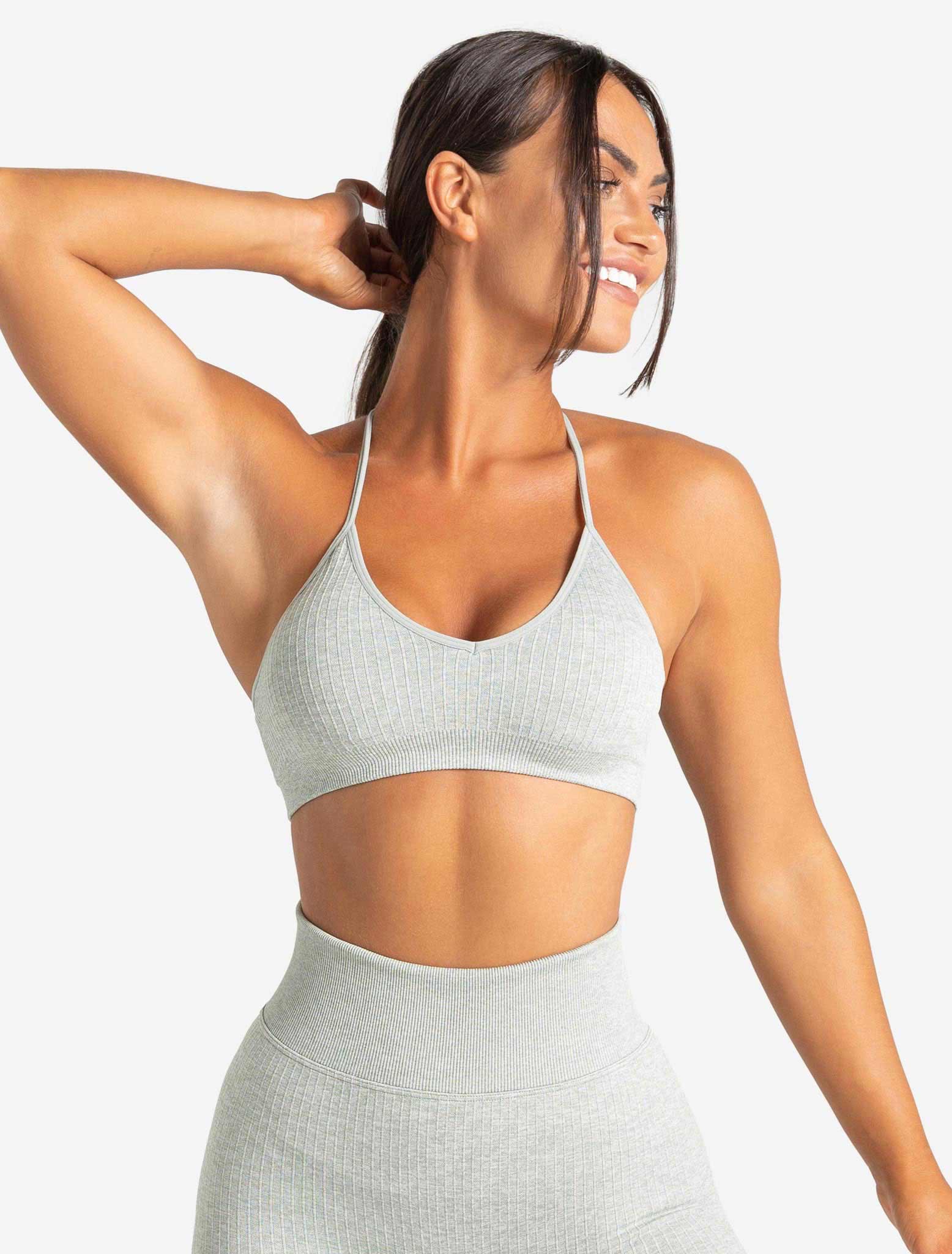 Lounge Seamless Sports Bra / Sage Green Pursue Fitness 1