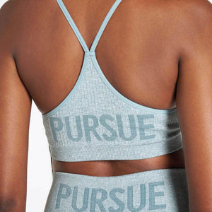 Lounge Seamless Sports Bra / Sky Blue Pursue Fitness 1