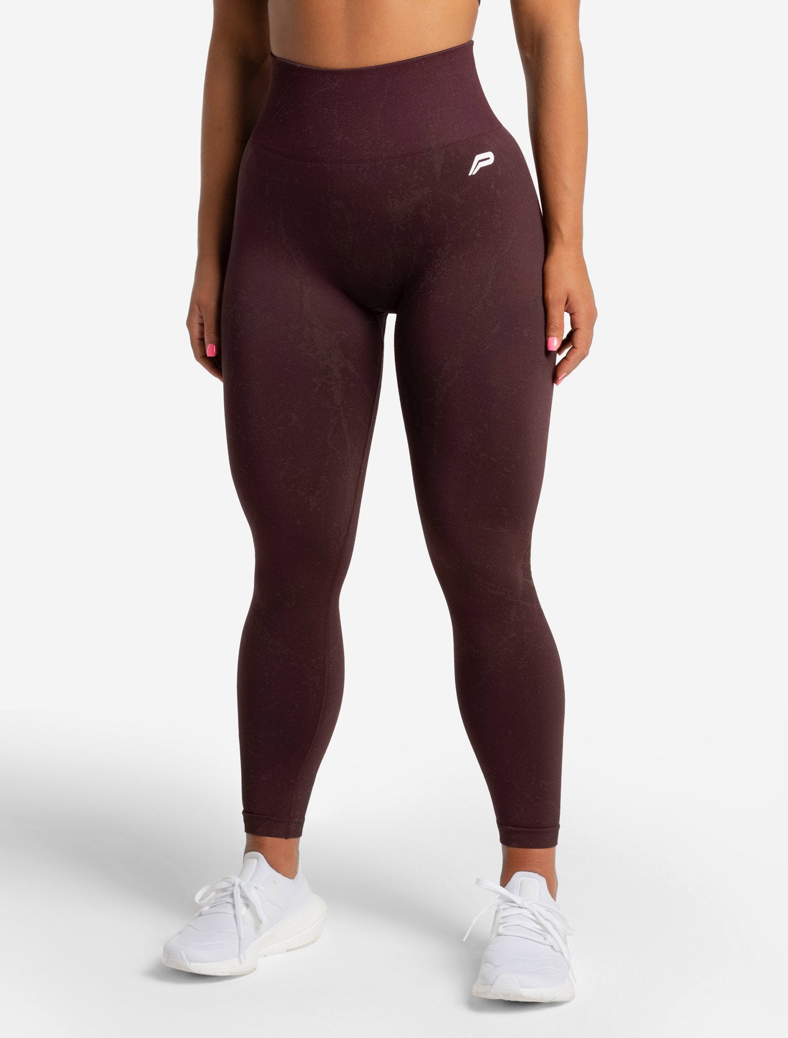 Marble Seamless Leggings / Black Cherry Pursue Fitness 4