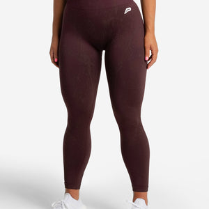 Marble Seamless Leggings / Black Cherry Pursue Fitness 4