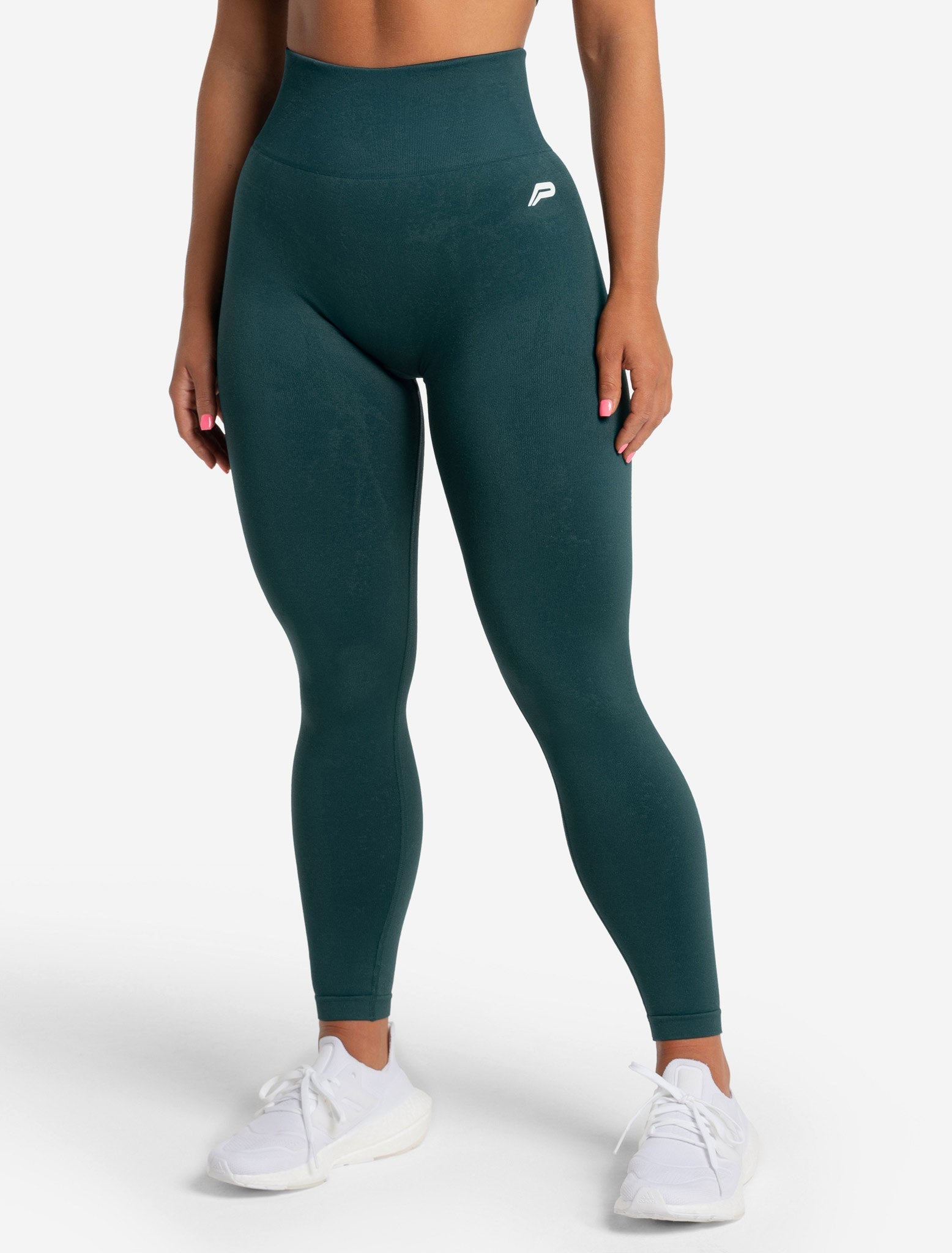 Marble Seamless Leggings / Dark Emerald Green Pursue Fitness 1