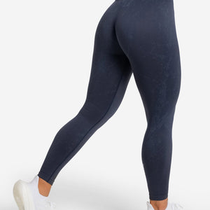 Marble Seamless Leggings / Navy Pursue Fitness 2