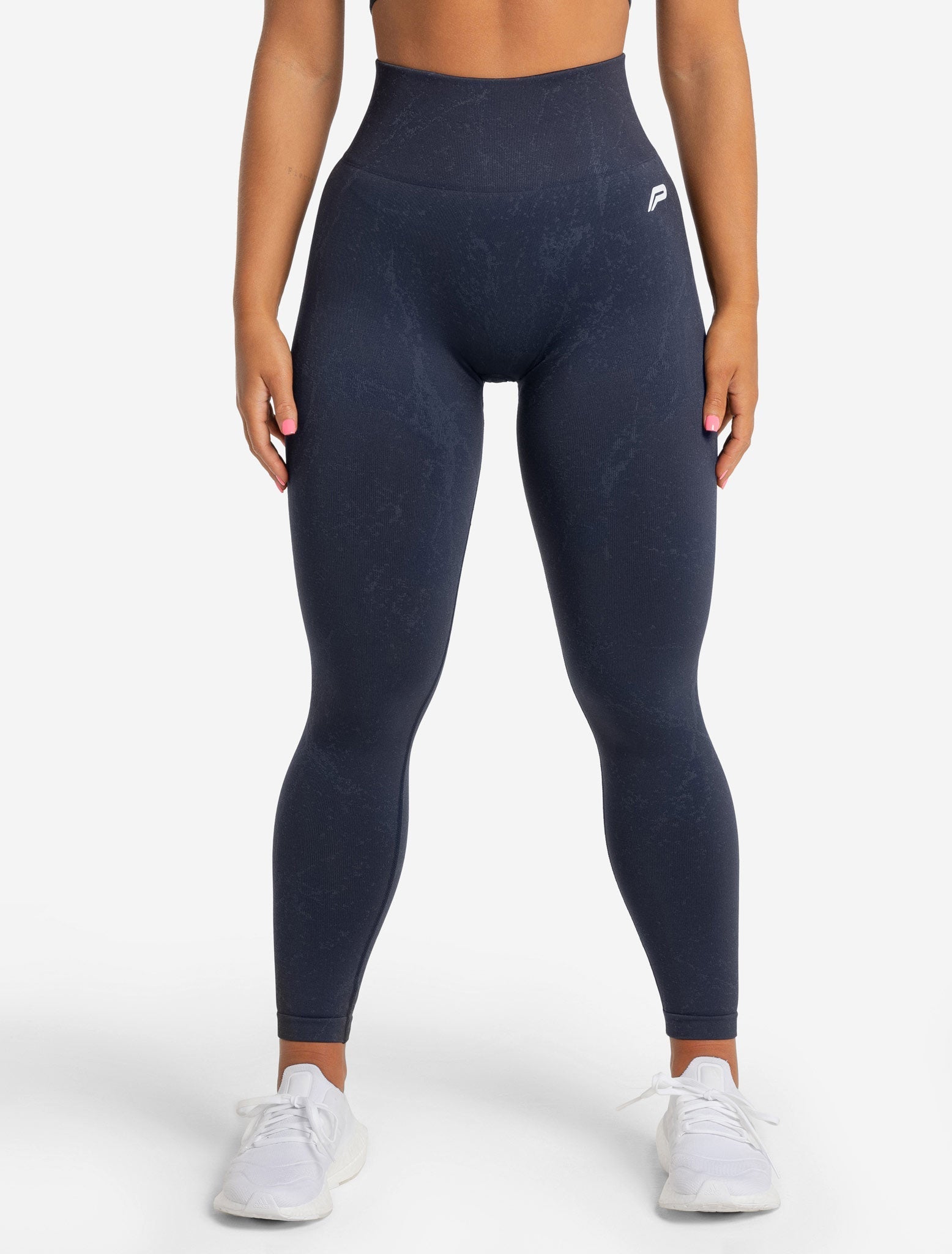 Marble Seamless Leggings / Navy Pursue Fitness 1