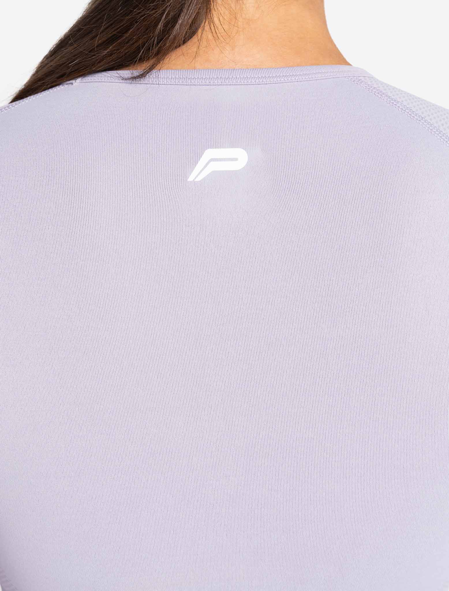 Move Seamless Long Sleeve Crop Top, Lilac