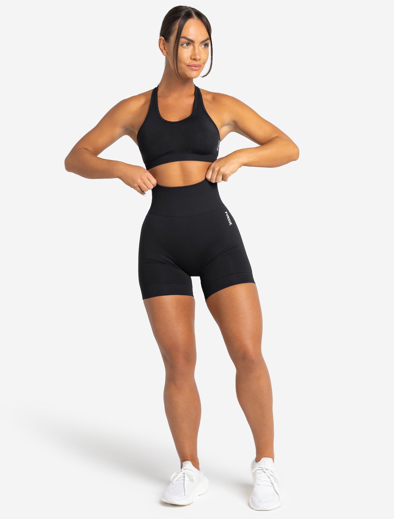 Move Seamless Shorts | Black | Pursue Fitness