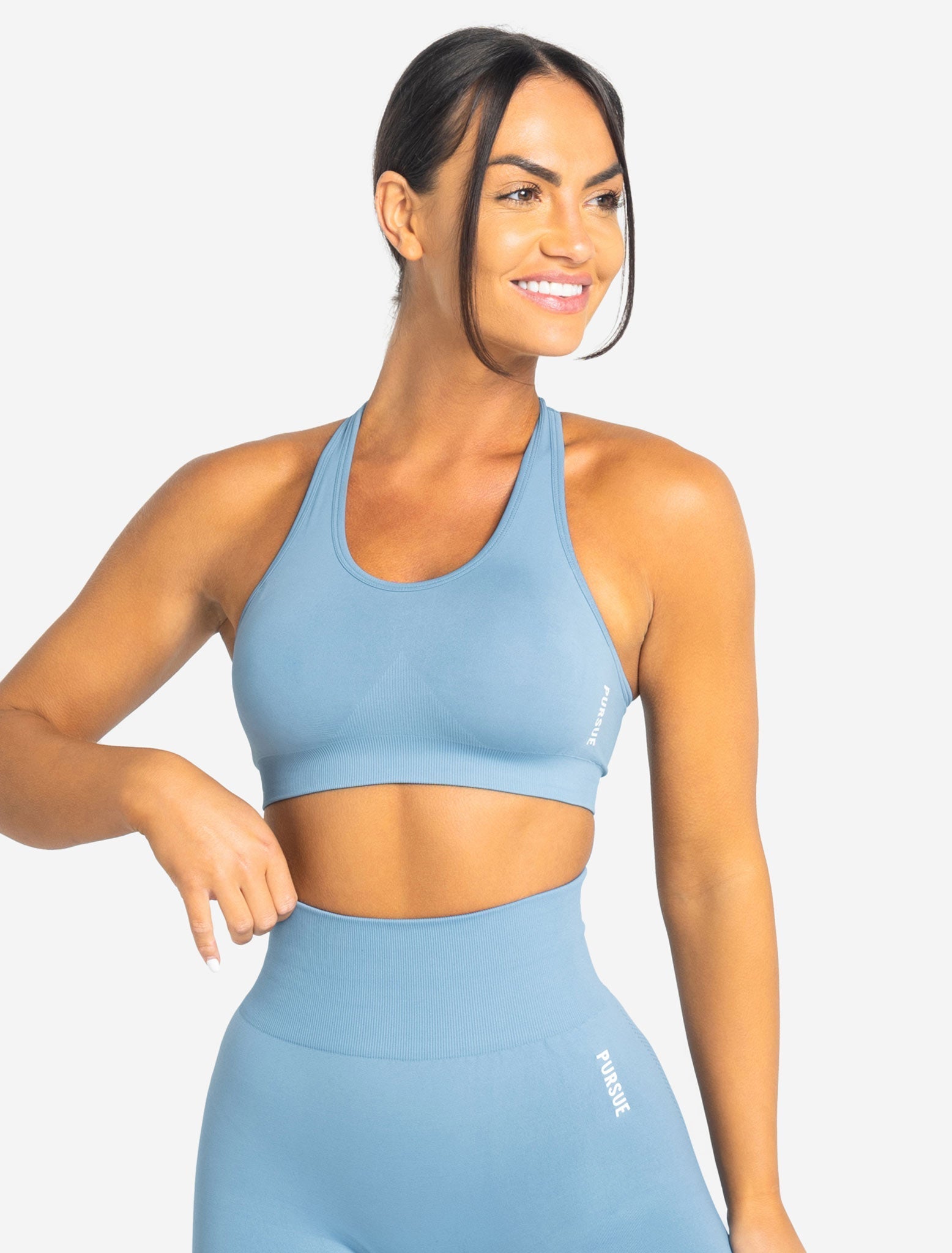 NEW Running Bare XS Sports Bra Strappy Push-Up Crop Top Blue Australia  Workout 2 - $65 New With Tags - From Jessica
