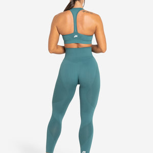 Move Seamless Sports Bra / Teal Pursue Fitness 2