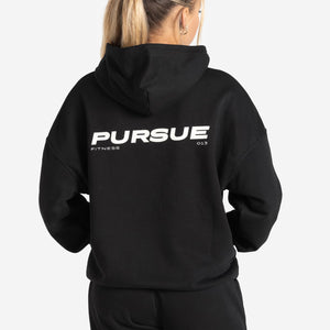 Oversized Hoodie / Black Pursue Fitness 2