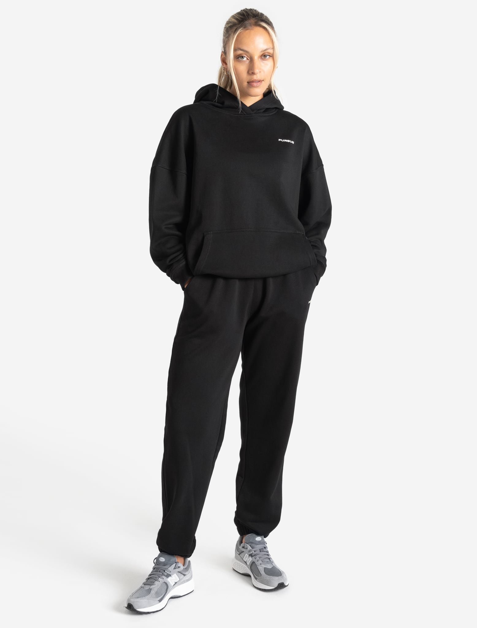 Oversized Joggers Black Pursue Fitness - Main Image