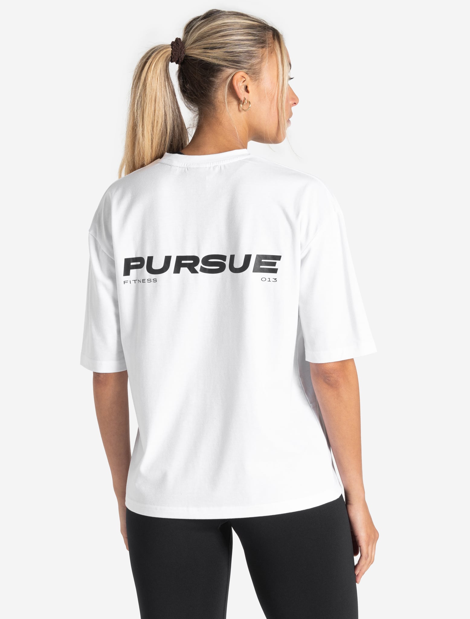 Oversized T-Shirt / White Pursue Fitness 2