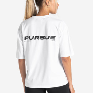 Oversized T-Shirt / White Pursue Fitness 2