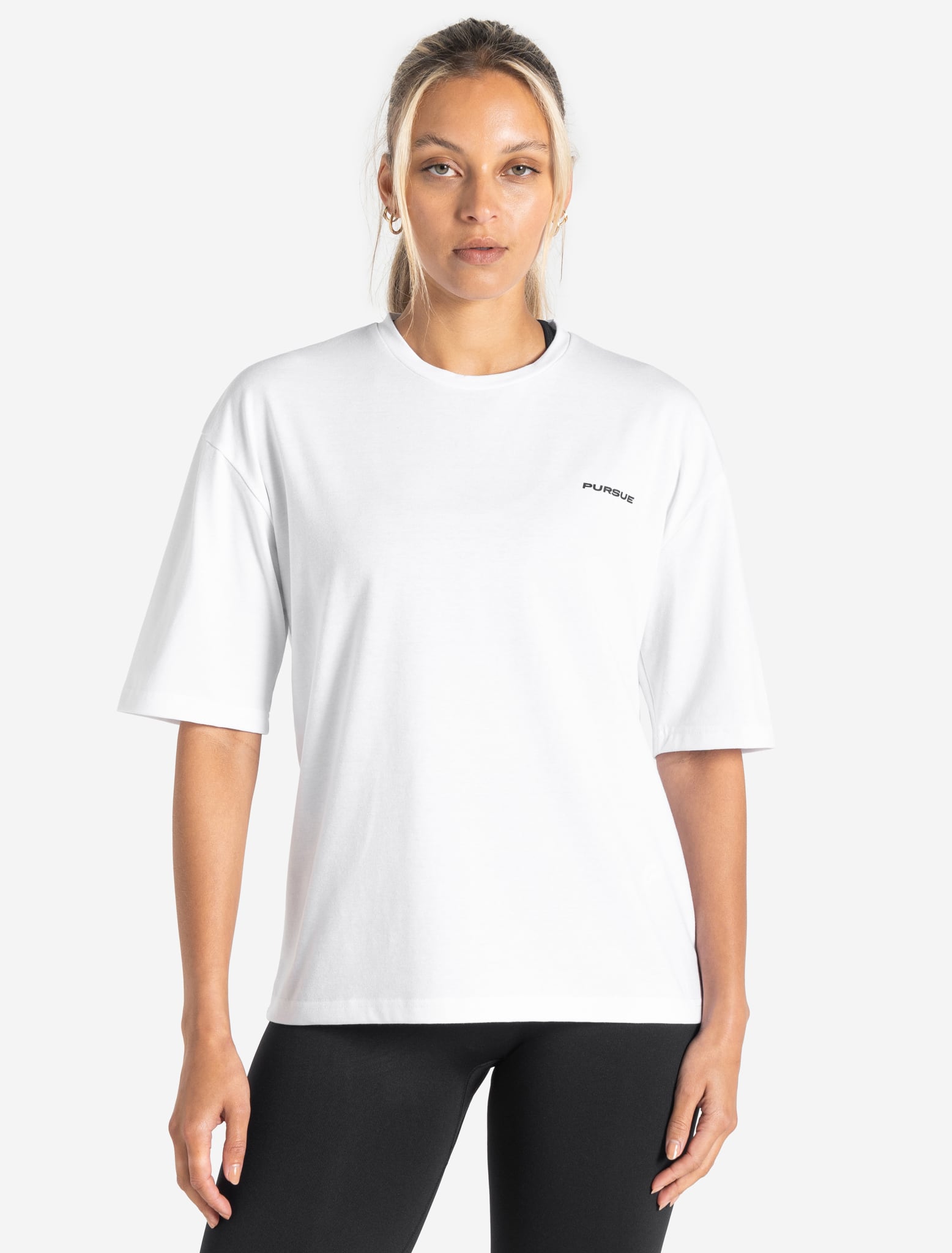 Oversized T-Shirt / White Pursue Fitness 1