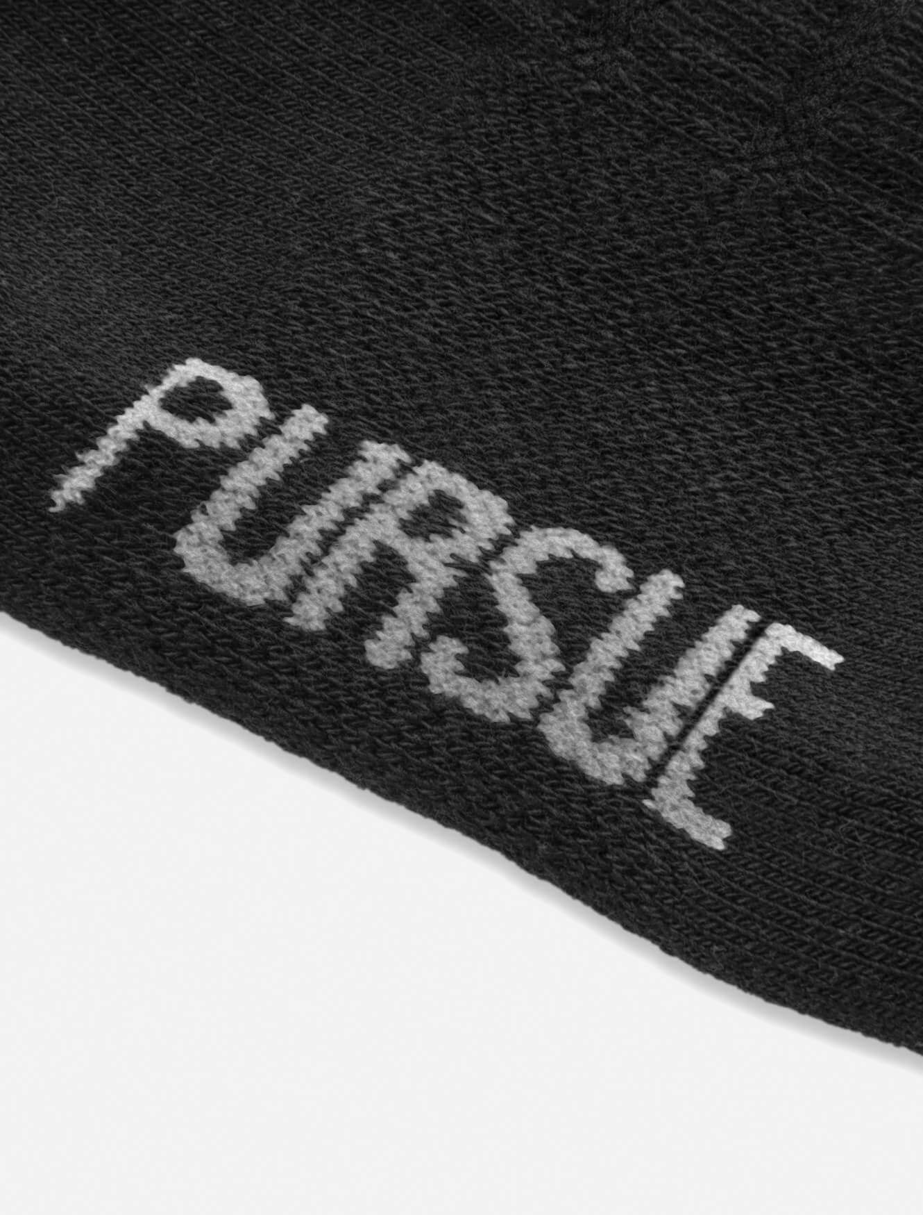 Premium Cushioned Running Socks / Black Pursue Fitness 4