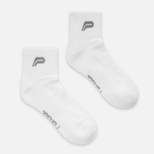 Premium Cushioned Running Socks / White Pursue Fitness 1
