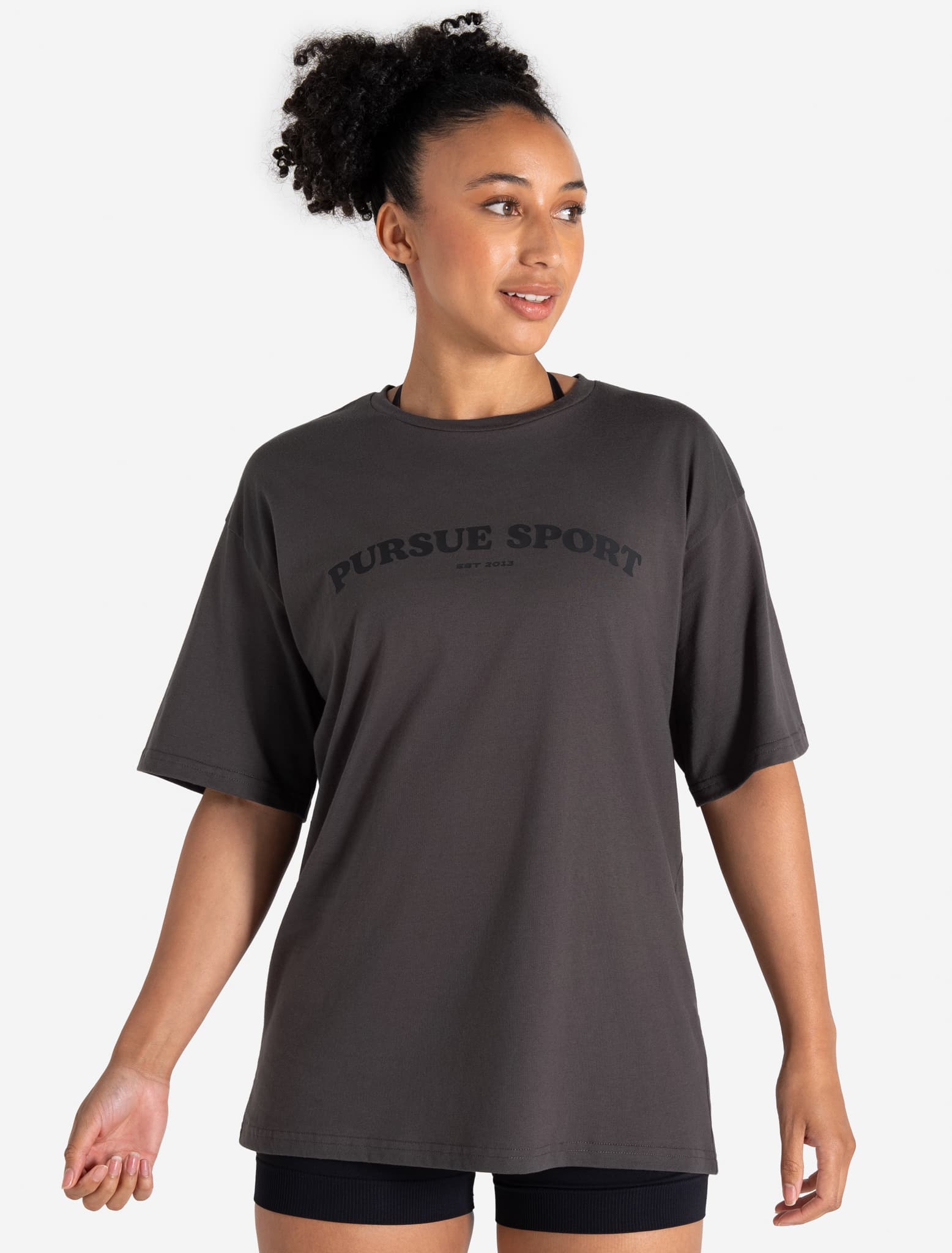 Pump Cover T-Shirt - Dark Grey Pursue Fitness 1