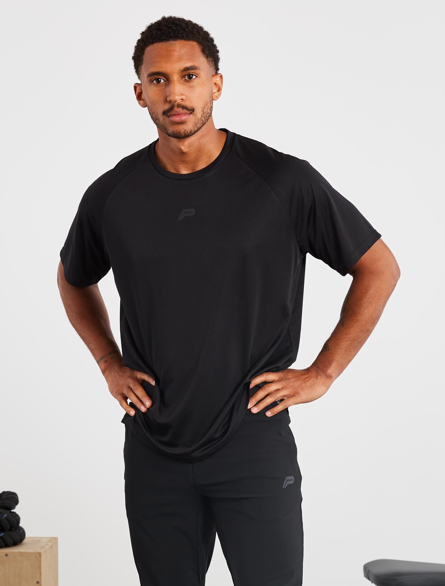 Relaxed Fit Training T-Shirt / Black Pursue Fitness 2