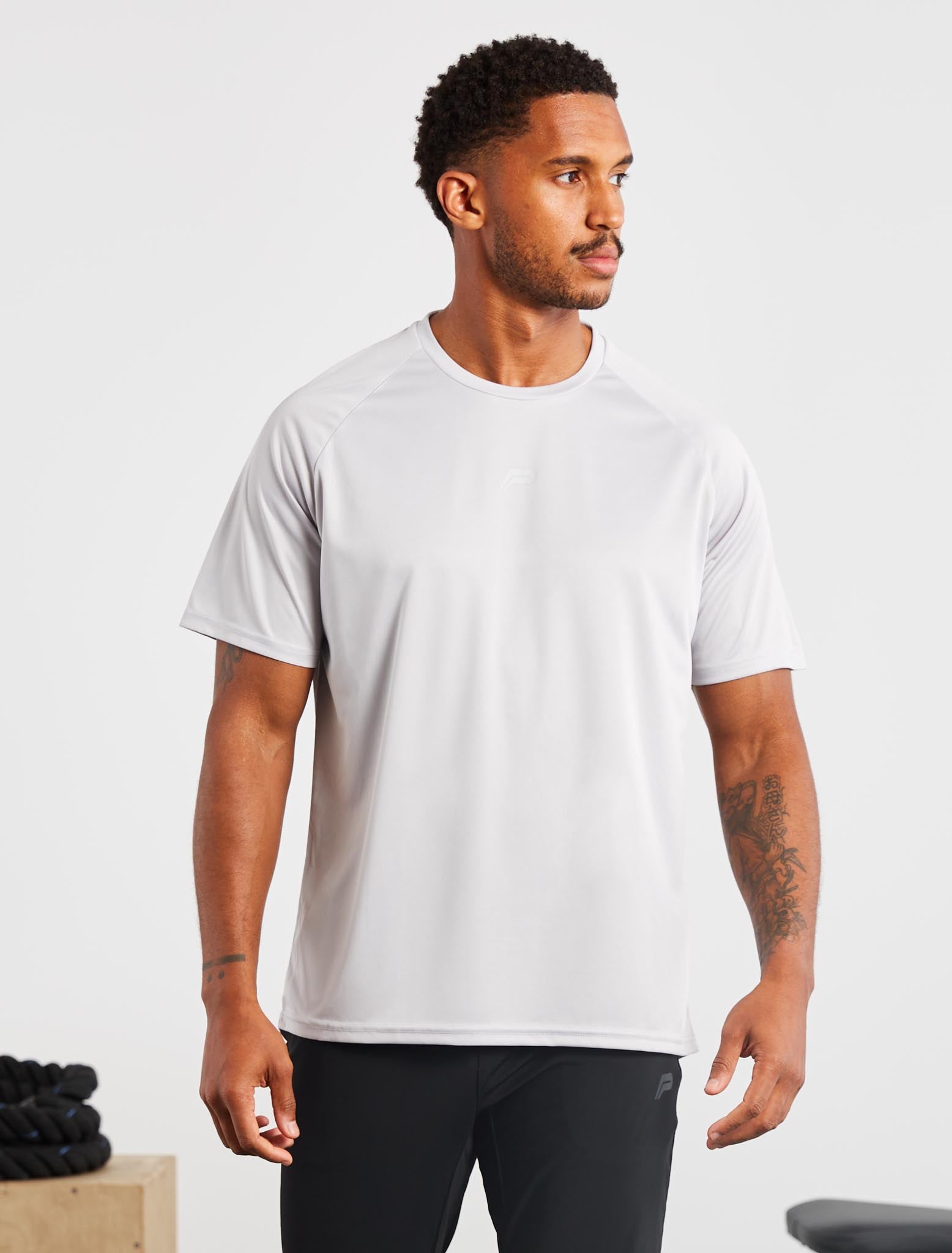 Relaxed Fit Training T-Shirt / Grey Pursue Fitness 1