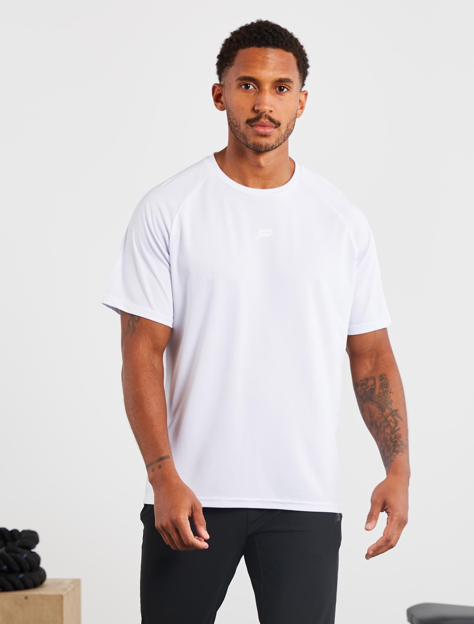 Relaxed Fit Training T-Shirt | White | Pursue Fitness