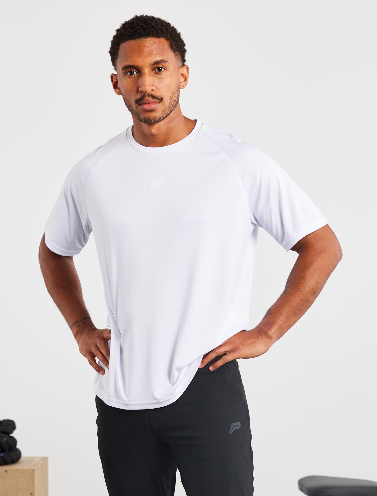 Relaxed Fit Training T-Shirt / White Pursue Fitness 1