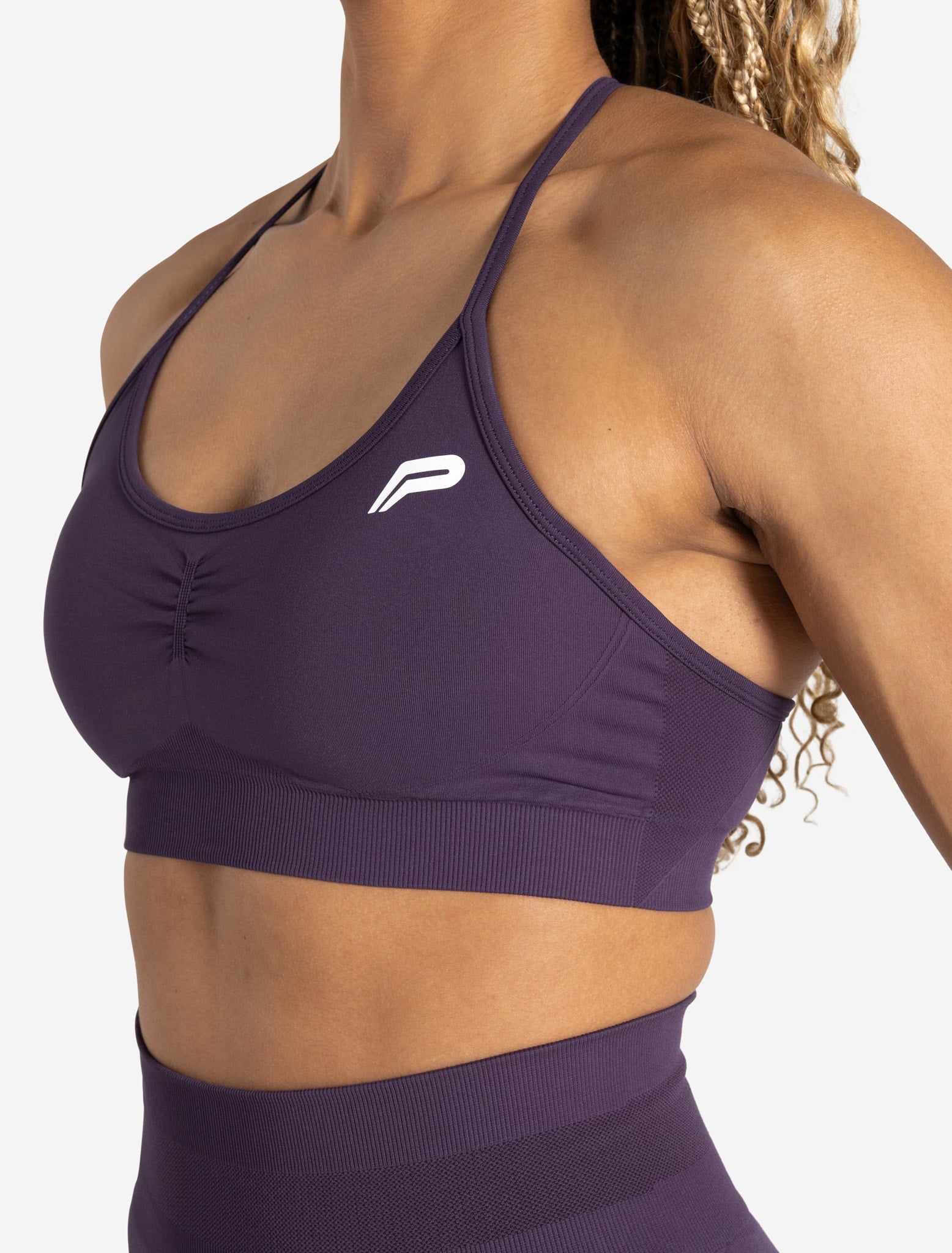 Scrunch Seamless Adjustable Sports Bra - Blackberry Pursue Fitness 4